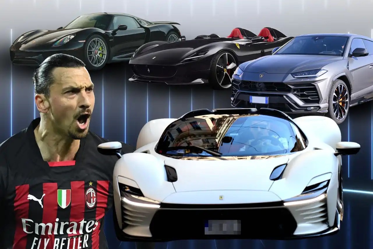 Bo suu tap xe hop cua Zlatan Ibrahimovic hinh anh