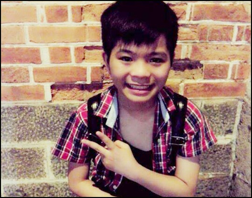 Anh dang yeu cua Quang Anh 'Chiec khan pieu' hinh anh