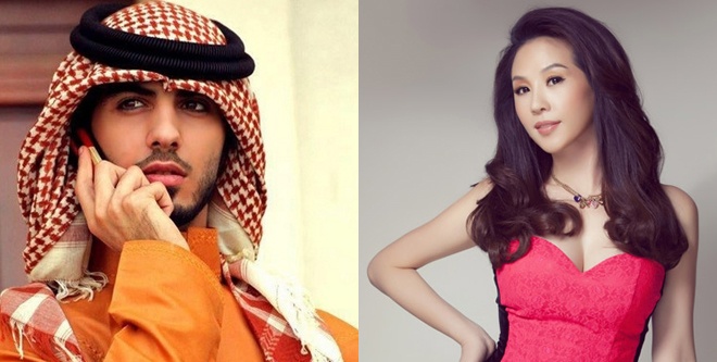 'Trai dep' Omar chup hinh quang cao cung nguoi dep Viet hinh anh