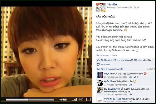 Toc Tien thac mac thanh nien nghiem tuc mac gi o bien hinh anh