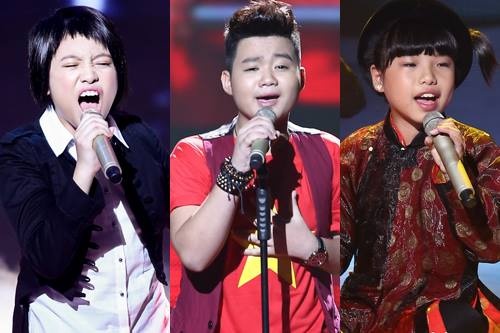 Ngam cac giong ca nhi The Voice Kids 'phieu' tren san khau hinh anh