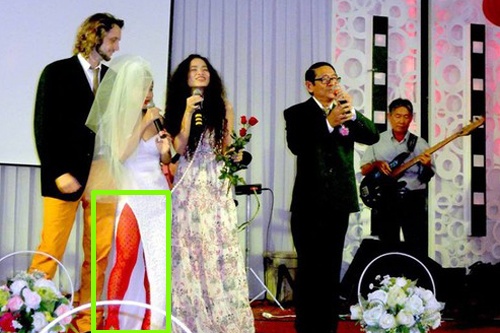 Mai Khoi dien quan tat do ruc trong ngay cuoi hinh anh