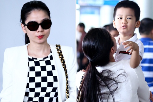 Lan dau lo mat con trai Le Quyen hinh anh