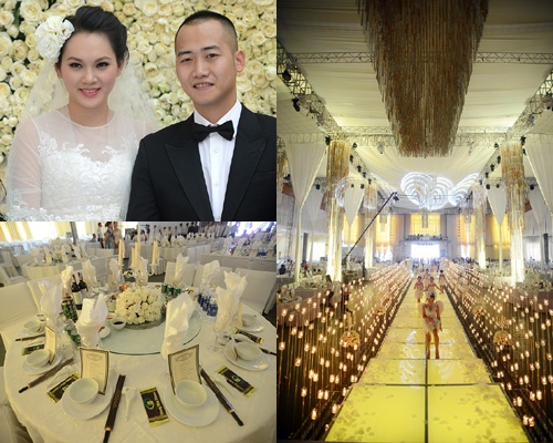 Tiec cuoi 7 ty xa hoa cua Ngoc Thach va thieu gia Ha thanh hinh anh