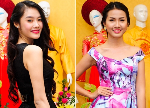 Linh Chi khoe dang cung Phan Thi Mo hinh anh