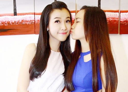 Hoang Oanh lan dau khoe em gai xinh nhu hot girl hinh anh