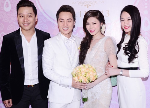 Tuan Hung dua ban gai vua tai hop di tiec cuoi Dang Khoi hinh anh