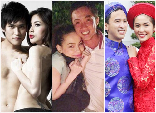 Ba cap doi ngo 'yeu choi' lai ben dep nhat Vbiz hinh anh