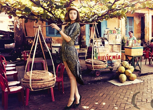 Sao 'Nguoi dep noi doi' manh mai tai pho co Hoi An hinh anh