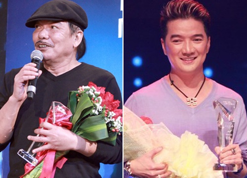 Tran Tien thay Mr. Dam nhan giai o Bai hat yeu thich hinh anh
