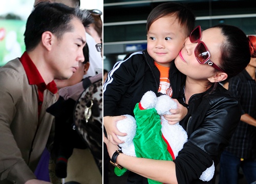 Bat gap Thanh Thao va ban trai dai gia o san bay hinh anh