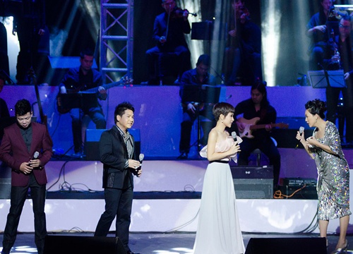 Trong Tan - Nguyen Thao cung dan em hat 'Tinh ca' hinh anh