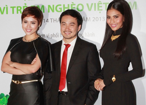 Hoang My 'chuan men' du tiec cung Chi Bao - Truong Thi May hinh anh