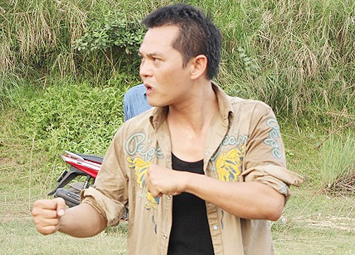 NSUT Trung Hieu lan dau khoe tai vo thuat trong phim hai hinh anh