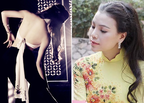 Tra Ngoc Hang khoe lung tran trong MV chao xuan hinh anh