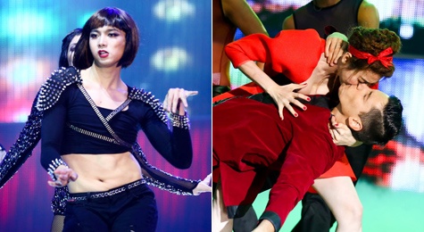 Tim gia gai, Ngan Khanh hon ban nhay tren san khau hinh anh