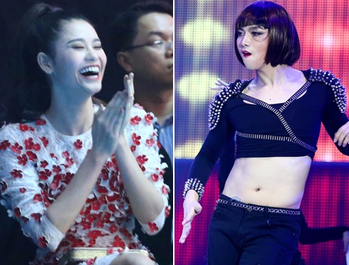 Truong Quynh Anh cuoi tit mat khi Tim gia gai hinh anh