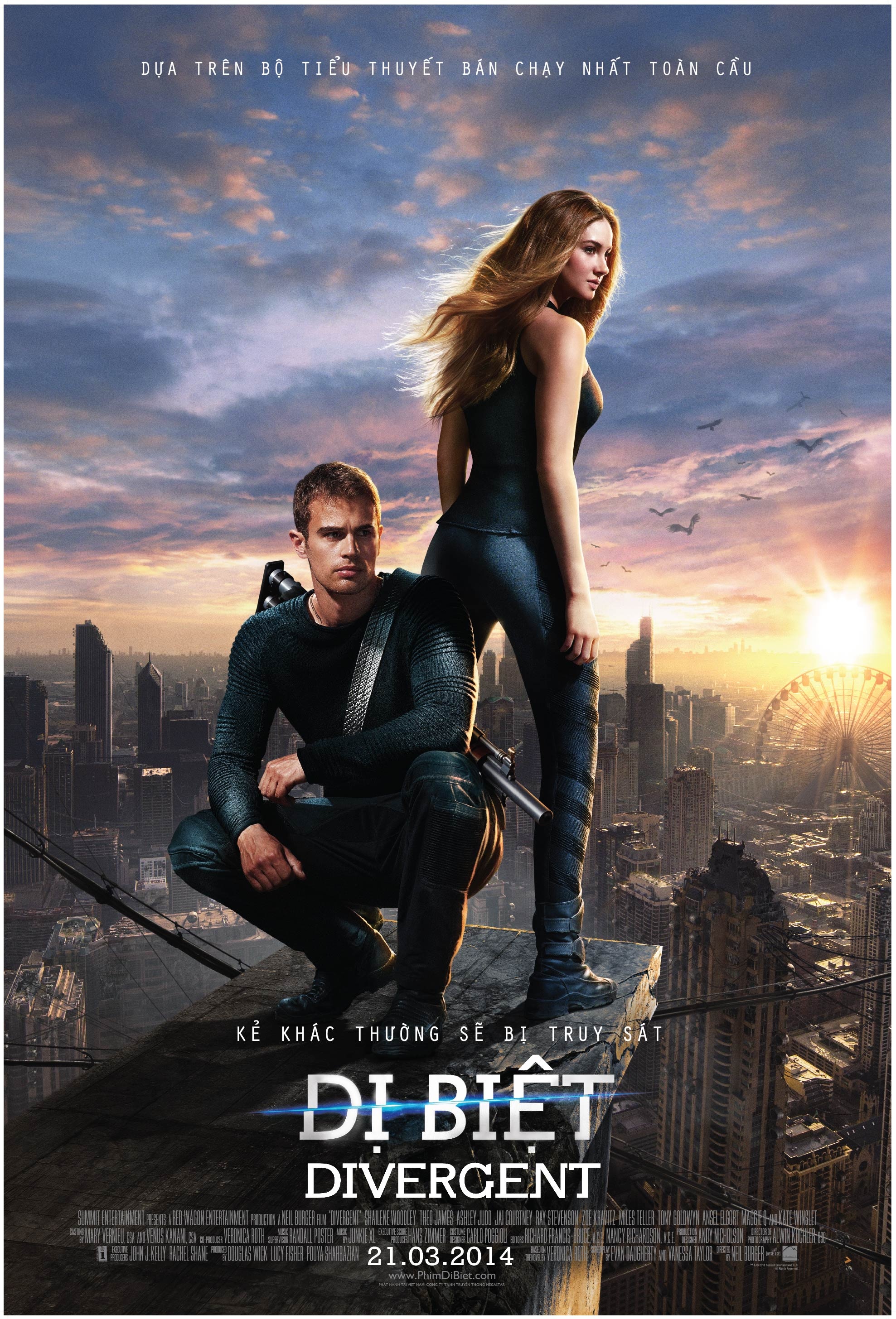Poster phiên bản Việt của Divergent.