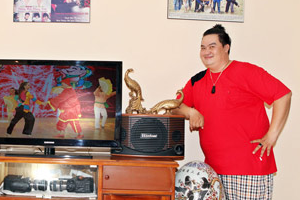 Can nha 3 tang am cung cua dien vien Hoang Map hinh anh