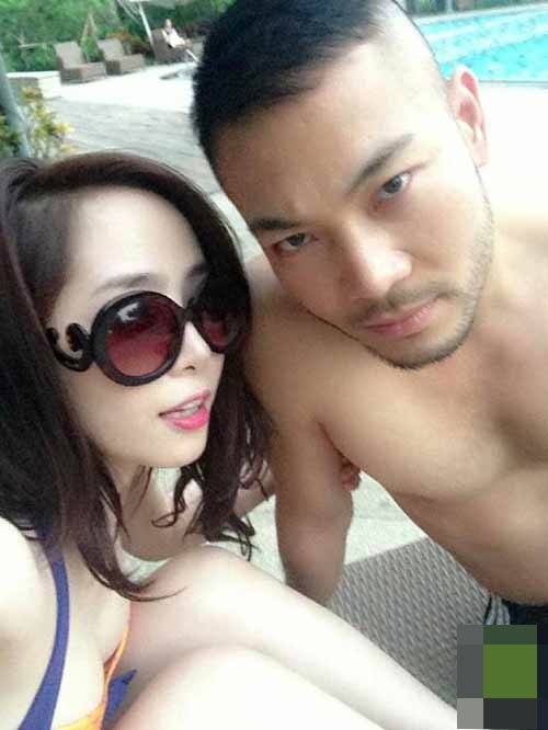 Với ngoại hình đẹp, sexy, Quỳnh Nga và Doãn Tuấn thường xuyên đi biển.