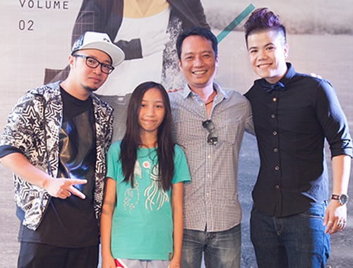 Vo chong My Linh tach doi toi chuc mung Dinh Manh Ninh hinh anh