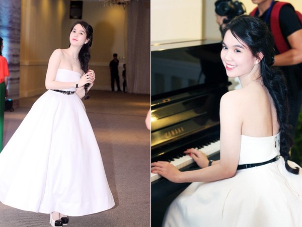 Ngọc Trinh lại hoàn toàn đối lập với Angela Phương Trinh. Angela Phương Trinh trông 