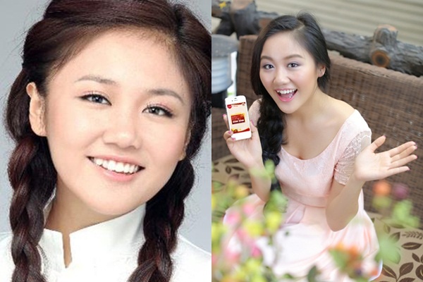 Cằm nhọn, V-line, sao Việt, Hồ Quỳnh Hương, Đinh Ngọc Diệp