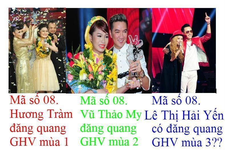 Dân mạng đồn đoán về chiến thắng của Yến Lê bởi cô mang mã số bình chọn 08, giống hai quán quân The Voice các mùa trước là Hương Tràm và Thảo My.