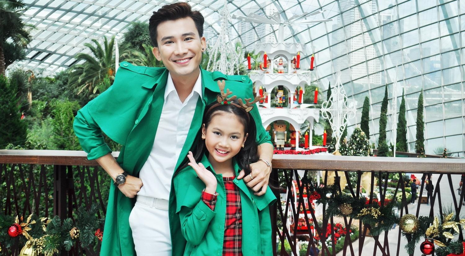 Chi Thien dua hoc tro sang Singapore quay MV hinh anh