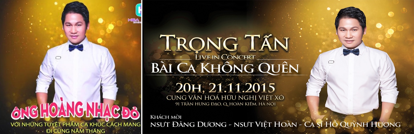 Trọng Tấn khẳng định poster in chữ