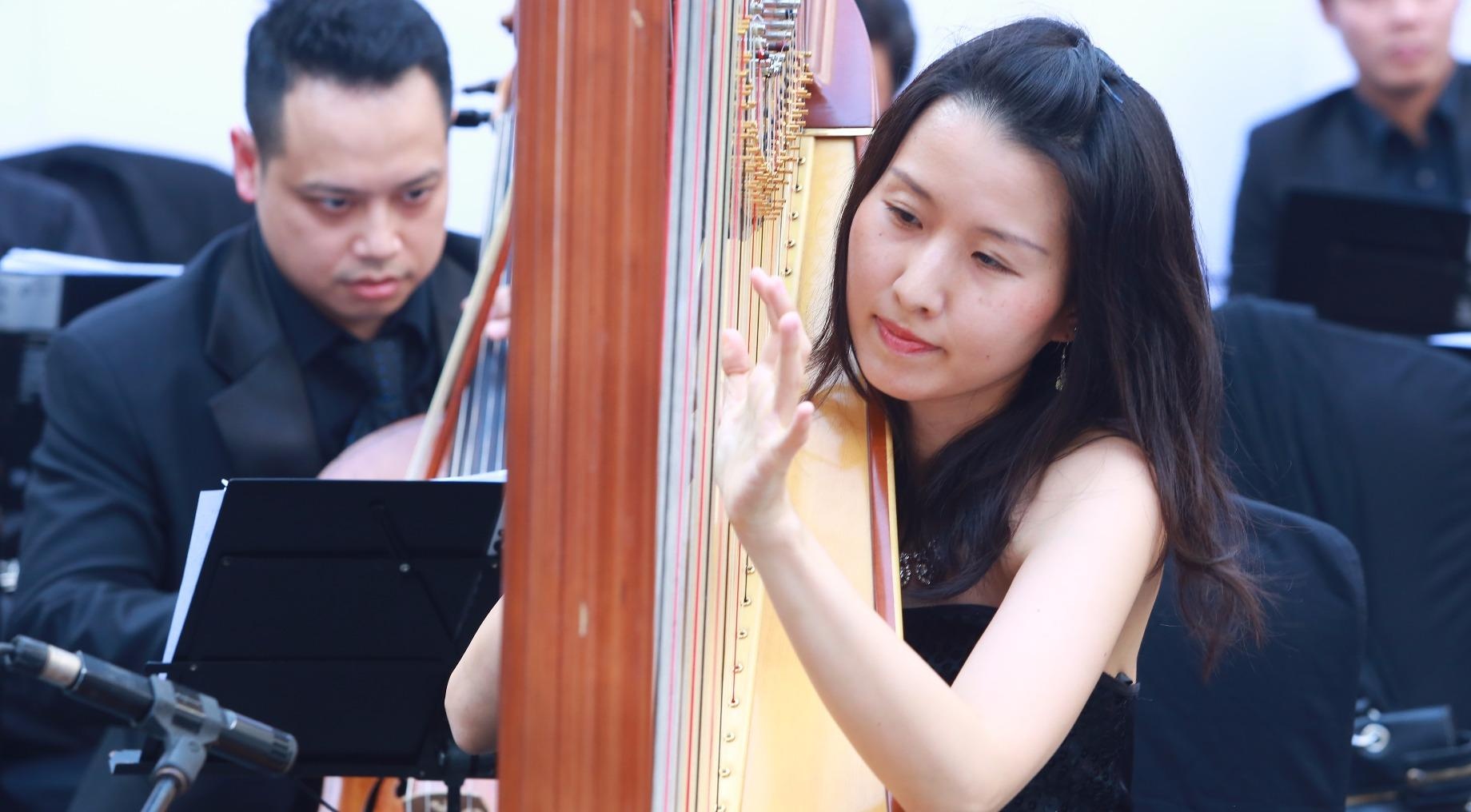 Nghe si Nhat choi dan tren via he Ha Noi hinh anh