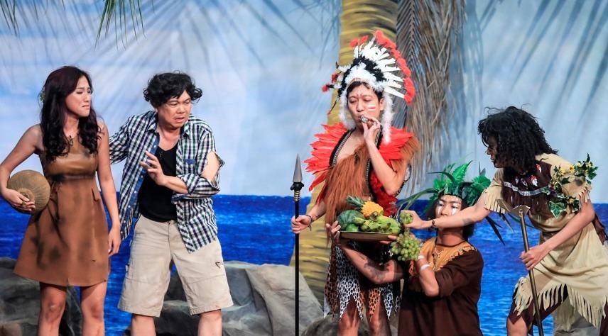 Truong Giang doi cuoi Hoang Oanh trong On gioi, cau day roi hinh anh