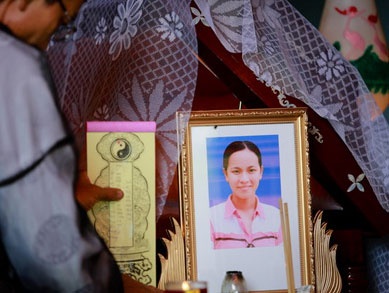 Tam giu lai xe tong chet nu phong vien Hong Sen hinh anh