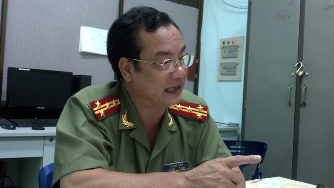 Ông Lê Anh Tuấn, Chánh Văn phòng Công an TP.HCM.