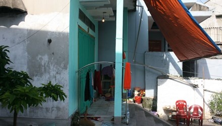 Ngôi nhà xảy ra vụ án mạng.