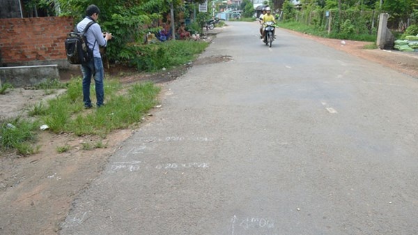 Hiện trường vụ đuổi trộm chó làm ba người chết.