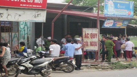Hiện trường vụ án.