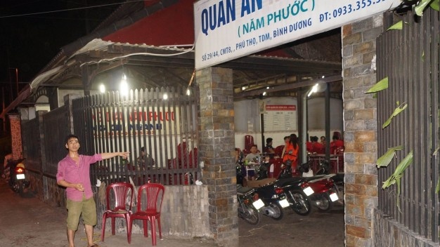 Hiện trường vụ việc.