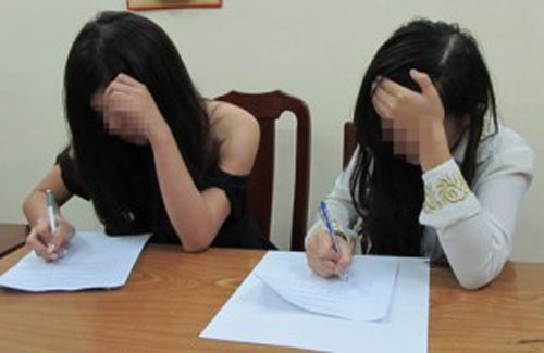 Hai cô gái trong đường dây của Hoàng 