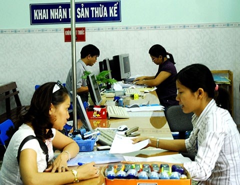 Khai nhận di sản thừa kế tại Phòng Công chứng số 1 (TP.HCM).