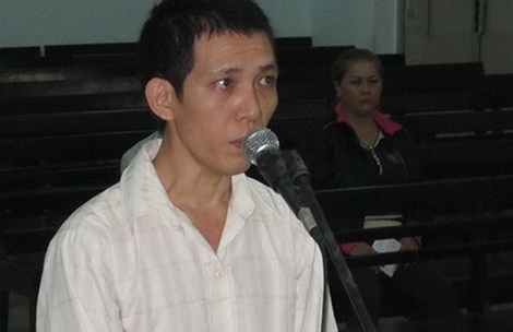 Bị cáo Phan Tiến Dũng trước tòa.