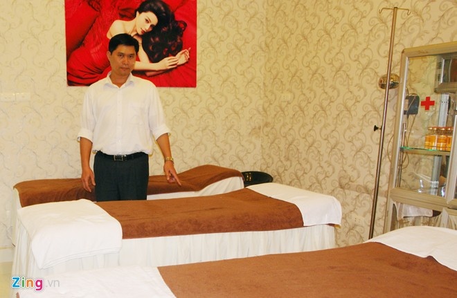 Khu vực hậu phẫu bên trong thẩm mỹ Cát Tường năm 2013.