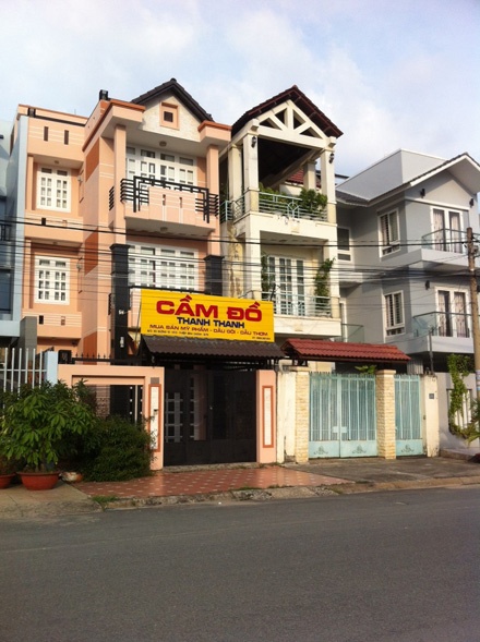  Ngôi nhà nơi cháu bé bị bắt cóc mang đi.