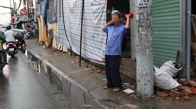 Một nhân chứng tả lại cảnh ông Chín bị đánh tại hiện trường.