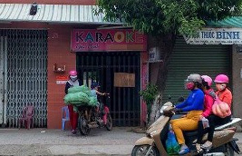 Quán karaoke nơi xảy ra vụ án mạng.