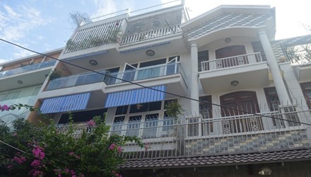 Khu biệt thự được cho là của ông Giang Văn Hiển (bố của Giang Kim Đạt) tại phường Bình An, Quận 2, TPHCM.