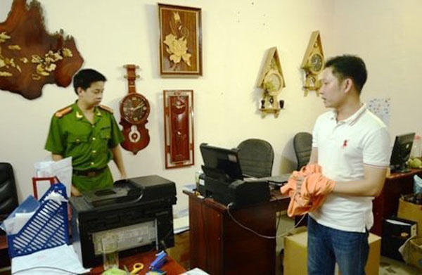 Cơ quan Công an bắt giữ Nguyễn Hoàng Vũ - Tổng Giám đốc Công ty Tâm Mặt Trời.