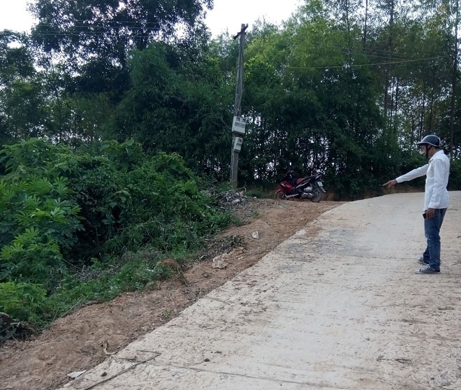 Hiện trường xảy ra vụ án.