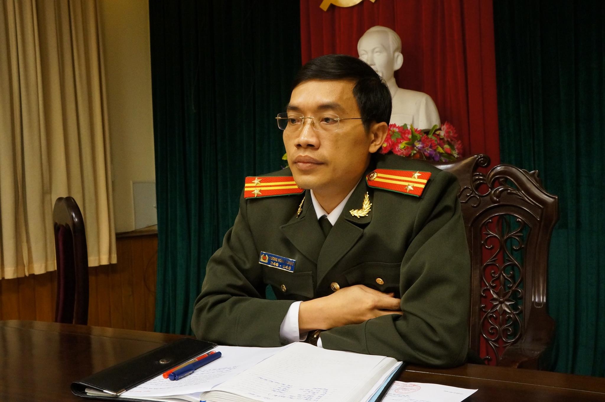 Cong an tinh noi gi ve Truong Cong an TP Phu Ly vua bi ban? hinh anh