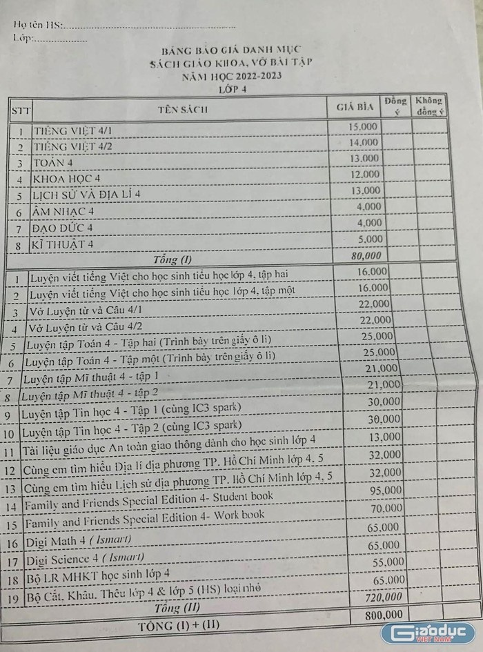 danh muc bao gia SGK "bia kem lac" anh 1